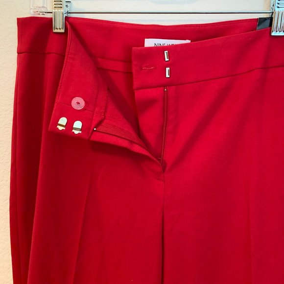 NINE WEST red dress pants NWT - Picture 6 of 9